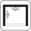 Surface mounted ceiling and wall installation