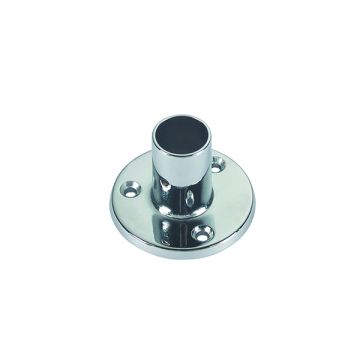 Vertical Handrail Fitting - Ø25mm - Chrome