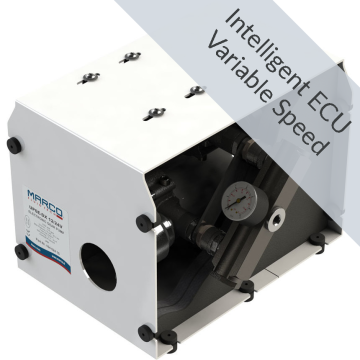 UP6/E-DX Variable Speed Electronic Dual Pump System 52 Litres per Minute +PCS Panel, 2.5 Bar - 12 / 24Vdc