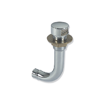 Tank Air Vent - 90° - Chrome - Left Hand