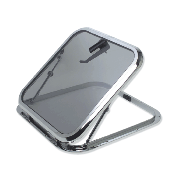 Square Deck Hatch - Brass