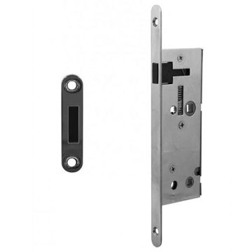 stainless steel magnetic mortise door lock with privacy lock