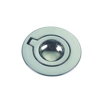 Round Lifting Ring - Stud Fixing - Chrome