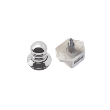 Mini Push Button Latch - Chrome