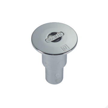 Waste/Pump-Out Deck Filler - Chrome