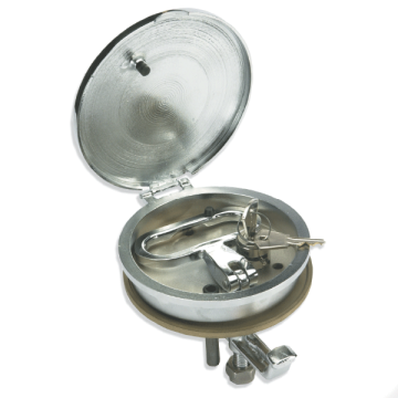 Hatch Locking Device - Compression - Brass - With Lock