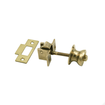 Drawer And Cupboard Latch - Brass