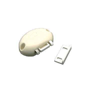 Anti-Vibration Push Button Mechanism (Slam Action) - White