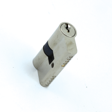 Euro Cylinder Barrel For Mortise Locks - Chrome - 56mm