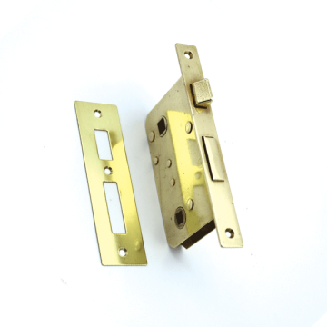 Mortise Lock - Bathroom Privacy - Brass - Right Hand