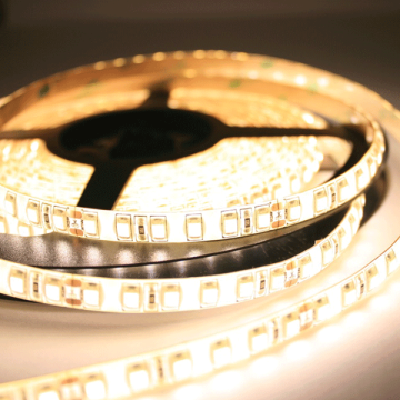 Self Adhesive LED Tape - 120 LEDs Per Metre - 24Vdc - IP67 - Cool White