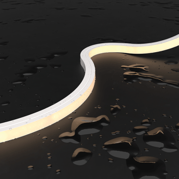 Silicone Free-cut 3D Bend Neon Flex LED Strip  - 10mm x 10mm-White 3000°K