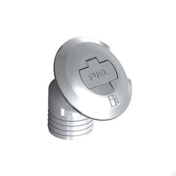 Brass Inclined Lockable Deck Filler - Water