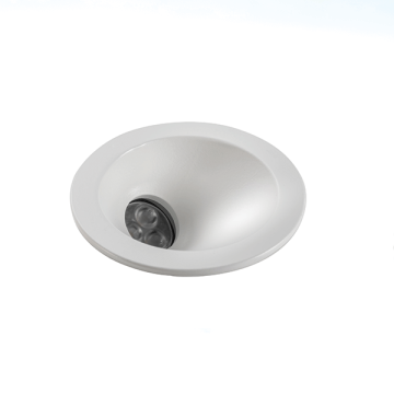 Tritone Angled Spotlight-White 3200°K-White RAL 9010