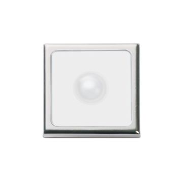 'Pyxis S' Courtesy Light - Power LED - Blue - Chrome
