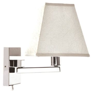 'Atlas' Wall Light - Chrome - With Switch