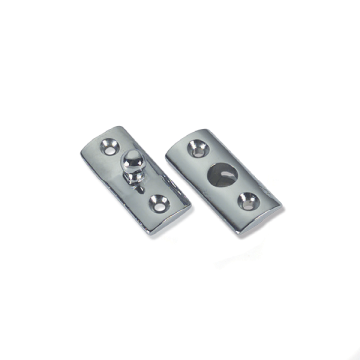Button Ladder Fitting - Chrome