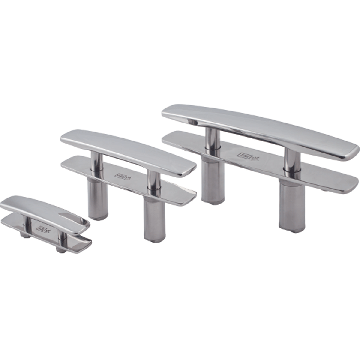 Stainless Steel Retractable Cleat - Stud Fixing - 220mm Long