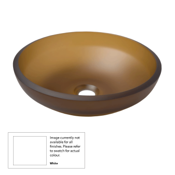 Cold Glass Sink - White