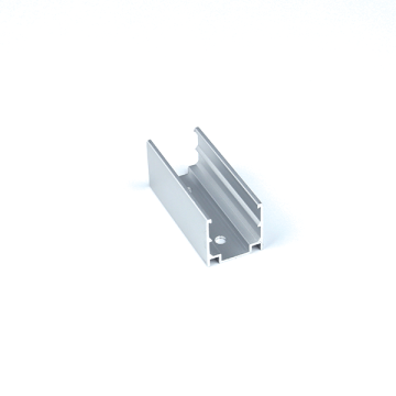 Aluminium Mounting Extrusion For Neon Flex - Top View - 20mm Clip