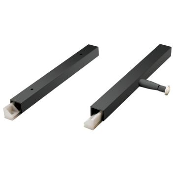 Aluminium Seat Slider - Black Powder Coated